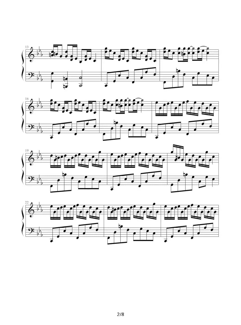 克罗地亚狂想曲（Tonci Huljie 制谱版）