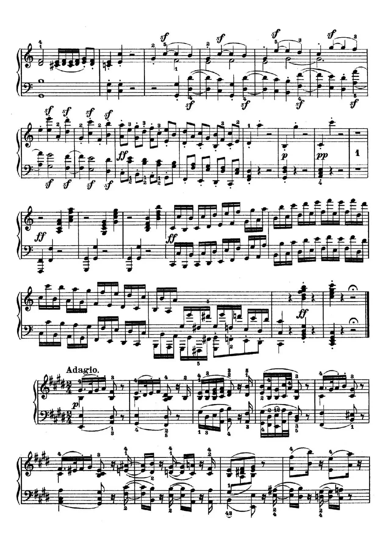 Piano Sonata in C Op.2 No.3（C大调第三钢琴奏鸣曲）