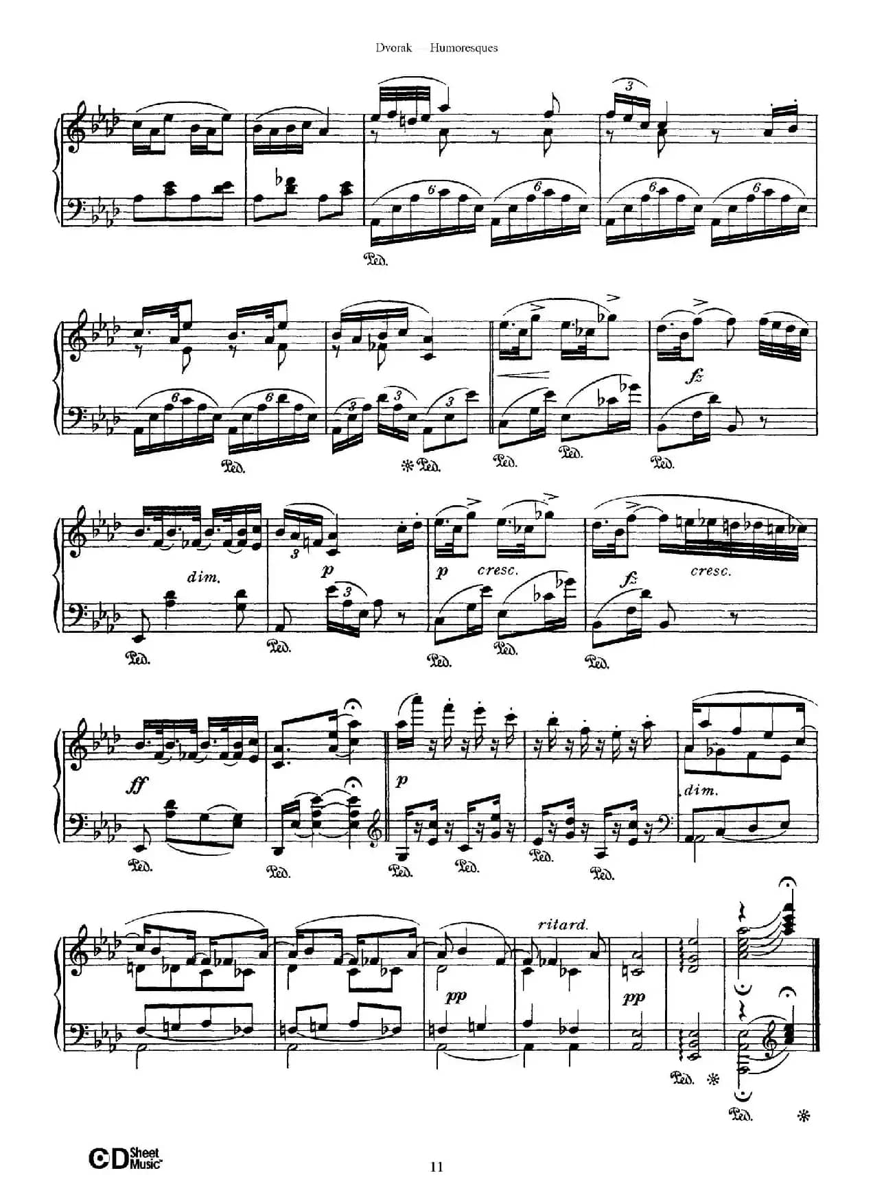 8 Humoresques Op.101（8首幽默曲·3）