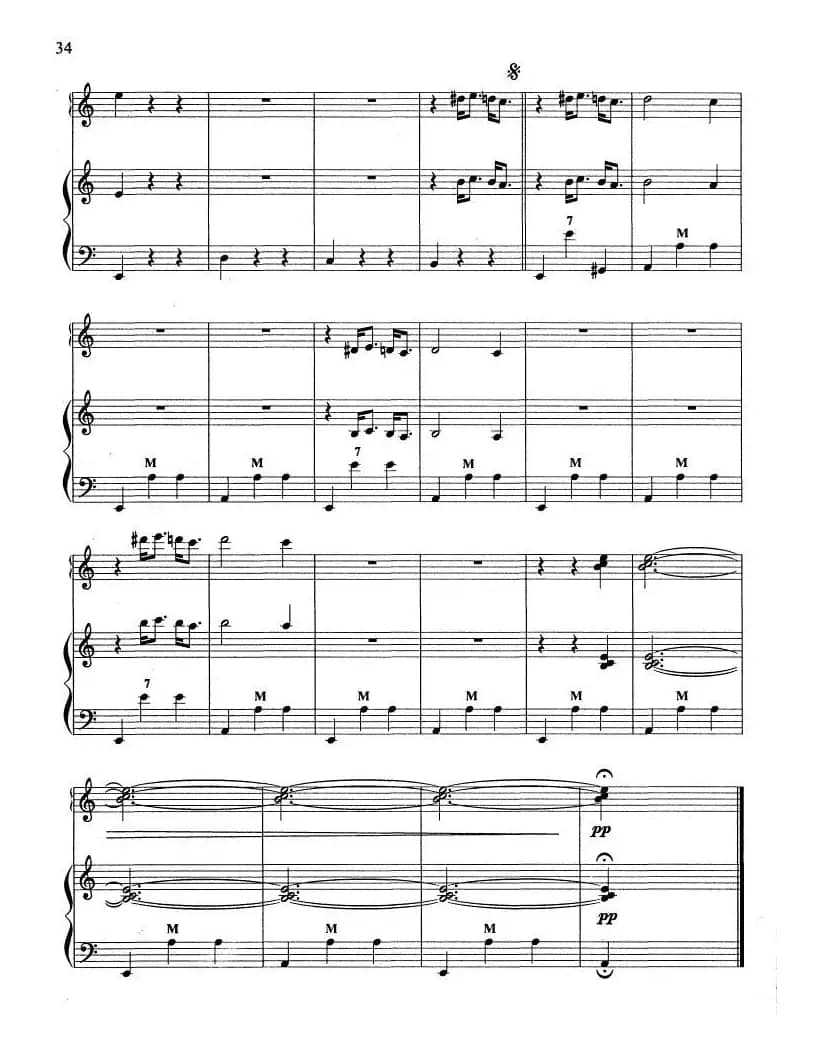 华尔兹（二重奏 Вальс）