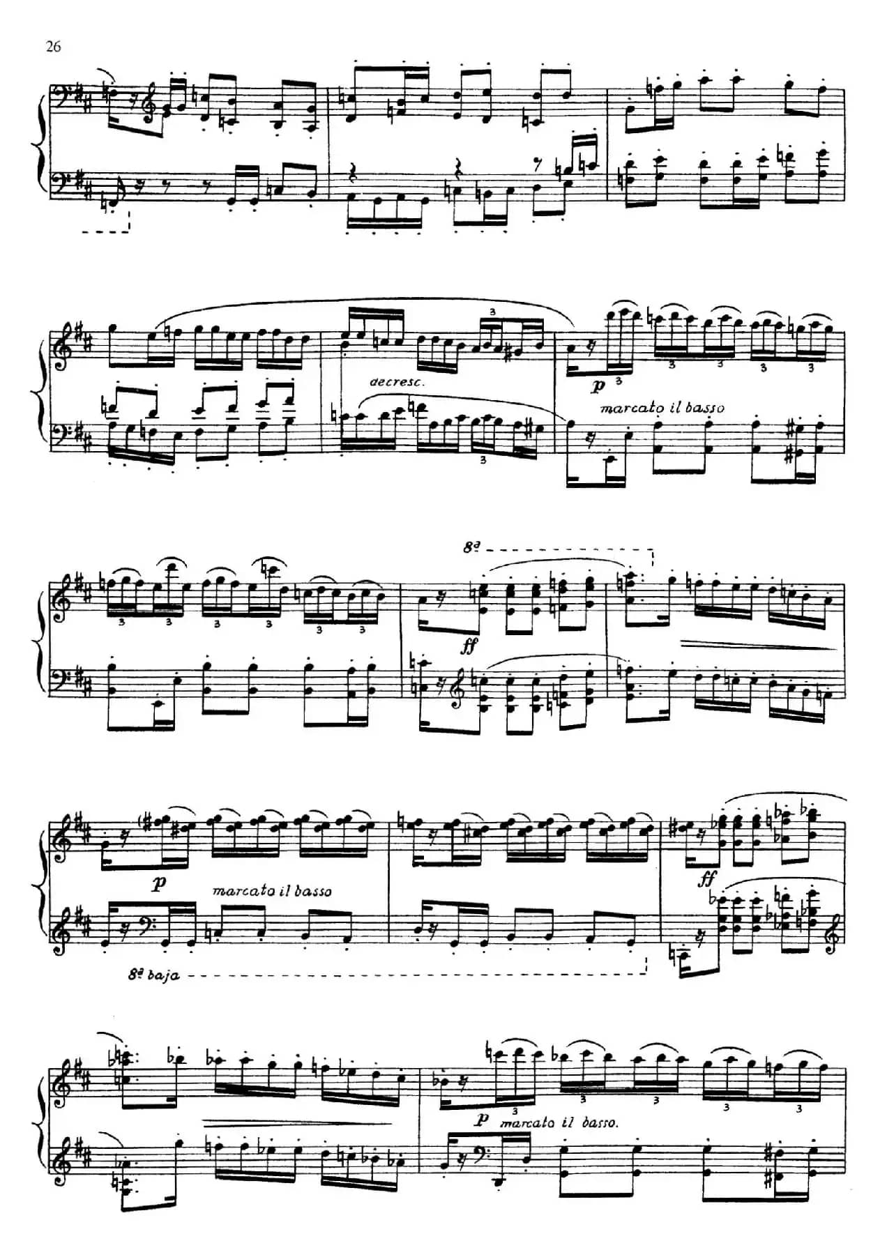 5首卡斯蒂利亚奏鸣曲（Ⅲ sonata en Re）