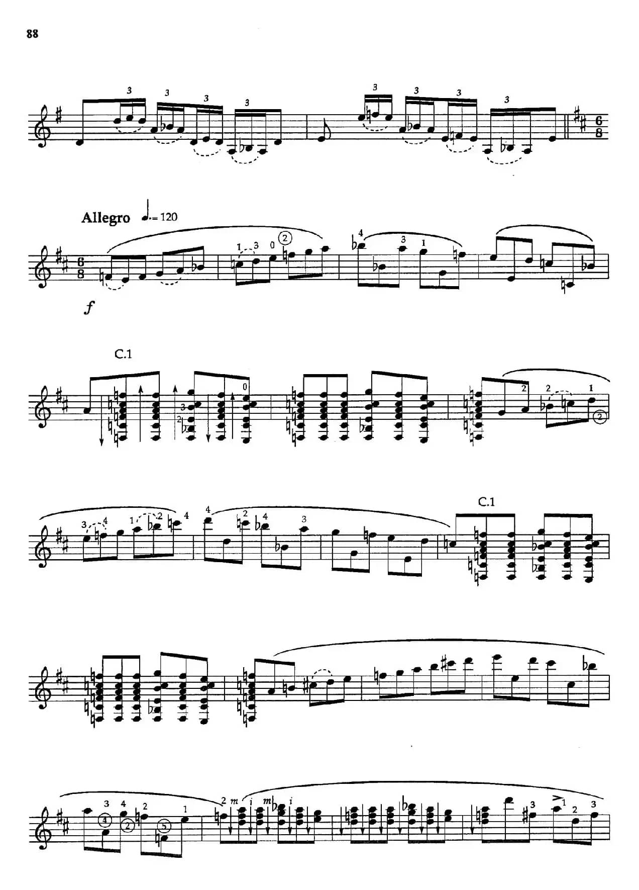 Joaquin Rodrigo Music for Guitar（罗德里戈吉他音乐P80-89（古典吉他）