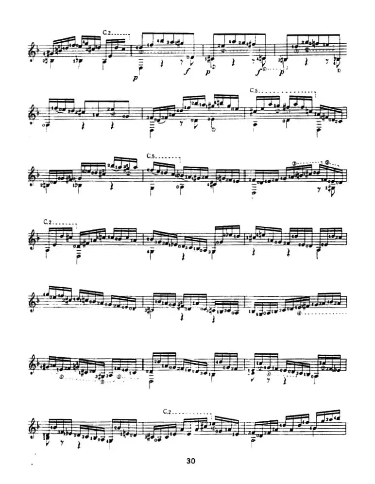 恰空舞曲（古典吉他）