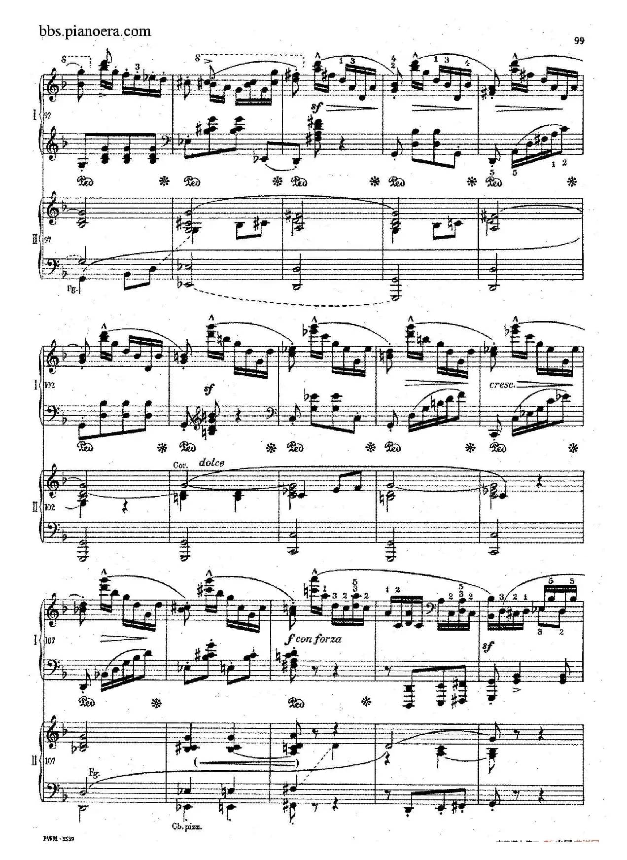 Krakowiak Grand Rondo de Concert Op.14(克拉科维克音乐会用大回旋曲·双钢琴版)