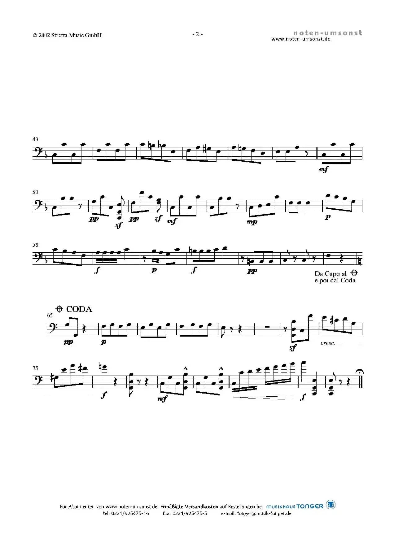 新拨弦波尔卡（弦乐五重奏总谱+分谱）