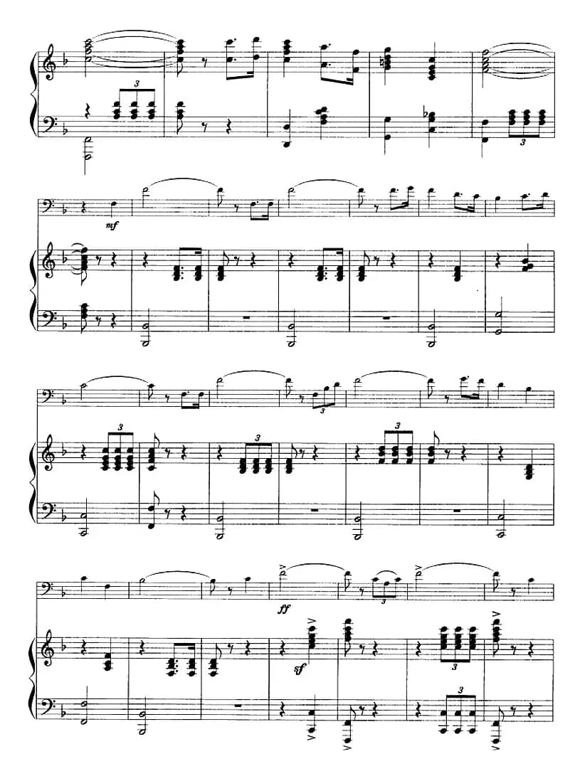 打靶归来（长号+钢琴伴奏）