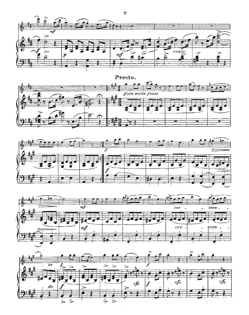 Opern-Transcriptionen.Op.45-5（长笛+钢琴伴奏）