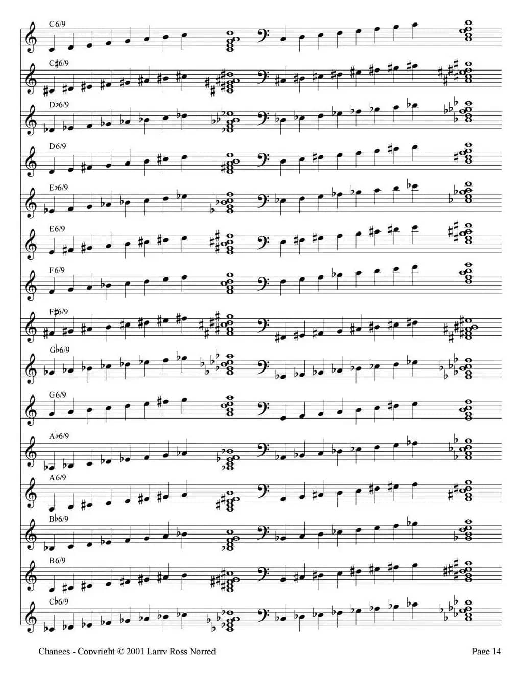 Changes（爵士乐和弦教材）（P1-20）