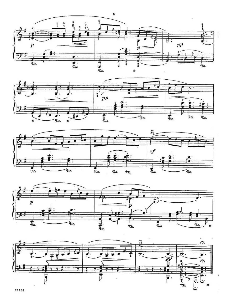 Album f the Young Op·62（4· 船歌 Barcarolle，e小调）