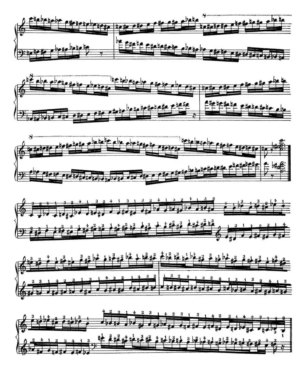 Technical Exercises S.146（李斯特钢琴技巧练习 BOOK Ⅳ）