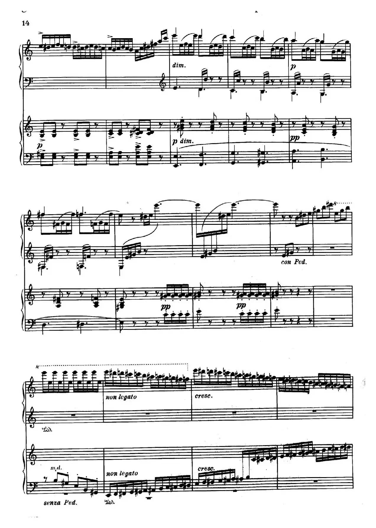 Introduction et Rondo Capriccioso Op.28（引子与随想回旋曲·双钢琴）