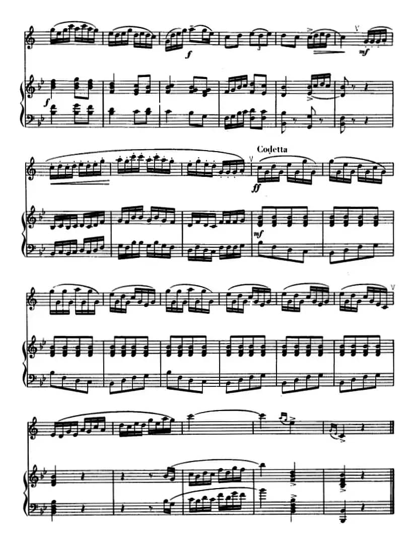 苏北调变奏曲（单簧管+钢琴伴奏）