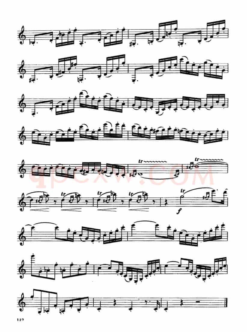 单簧管高级练习曲3首