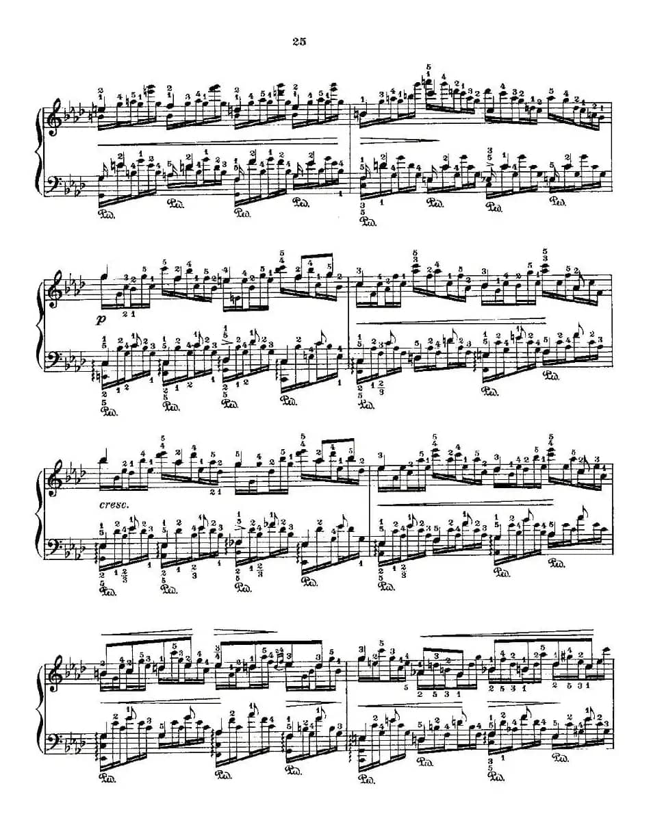 肖邦《练习曲》Fr.Chopin Op.25 No1-3