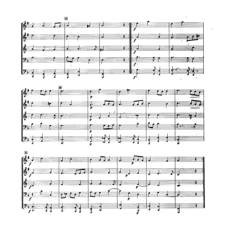 铜管乐重奏曲：新年礼物