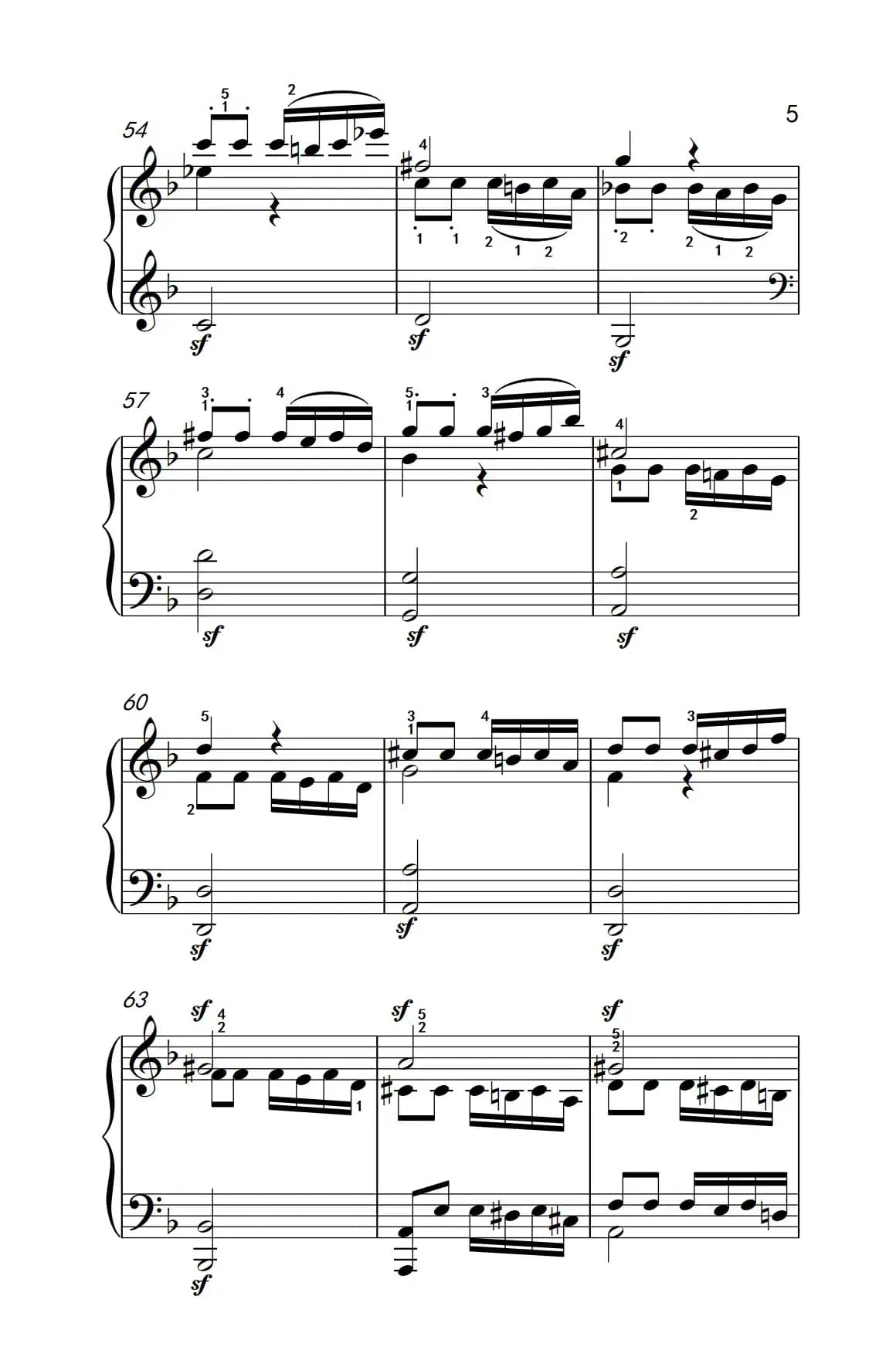 奏鸣曲 Opus 10 Nr.2 第三乐章（贝多芬奏鸣曲集 2）