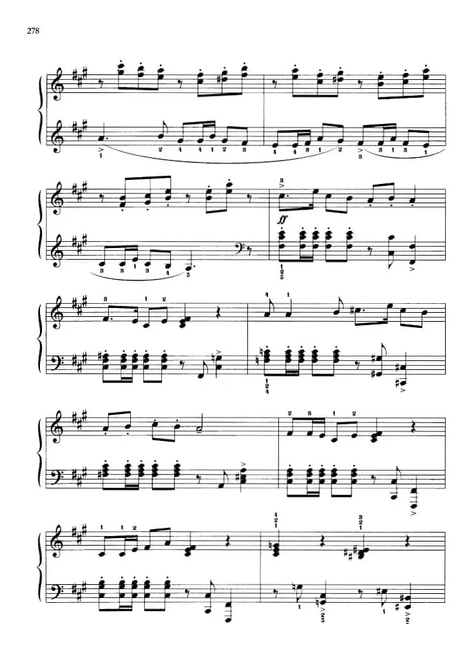 110首中国民歌钢琴小曲集：元宵节的街头