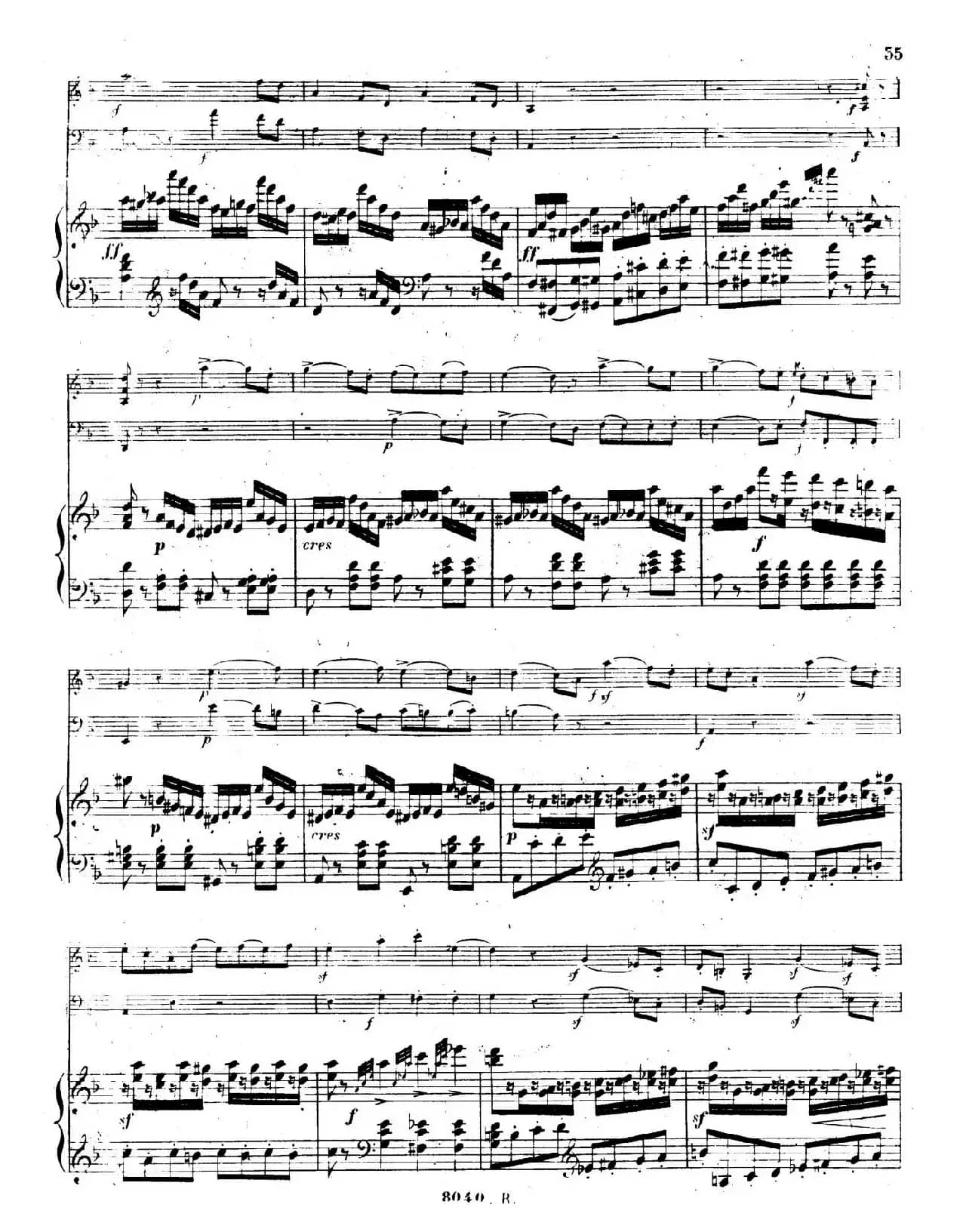 Piano Trio No.1 in d Minor Op.49（d小调第一钢琴三重奏·第四乐章）