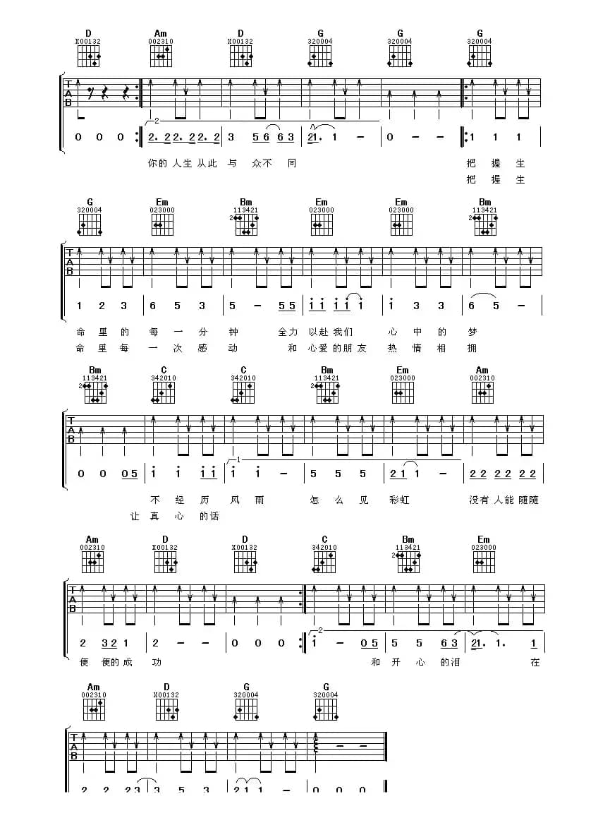 真心英雄（阿潘编配版）