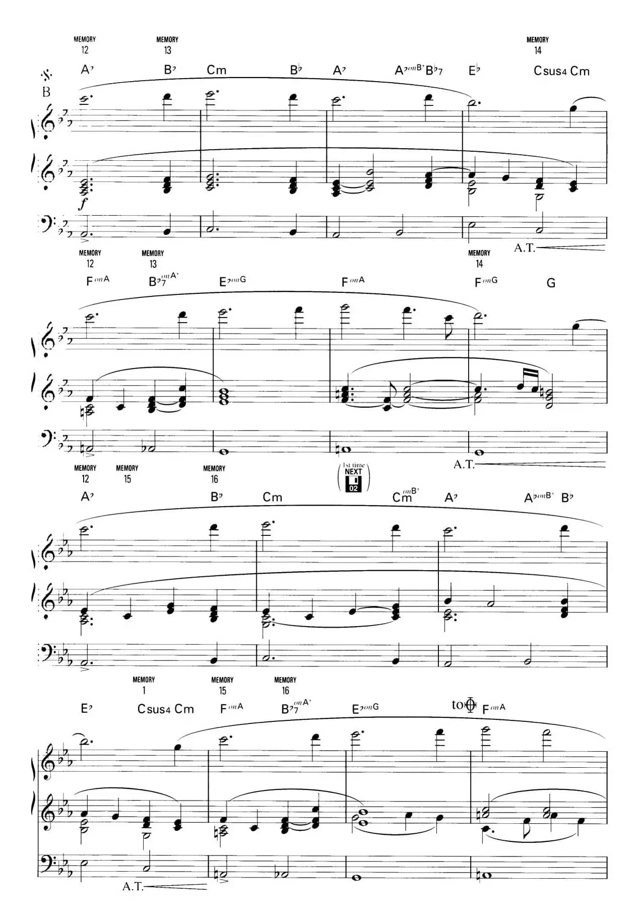 AYURA（双排键电子琴谱）