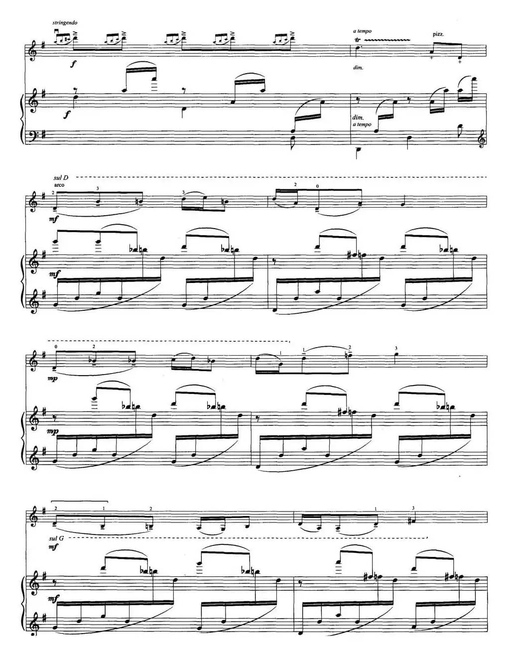 音诗（小提琴独奏）