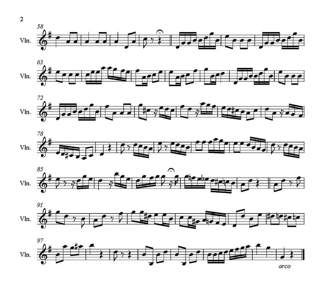 Neue Pizzicato Polka Op.449（新拨弦波尔卡）（第一把位）