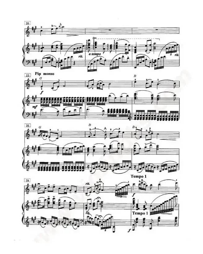 丰收渔歌（小提琴谱）