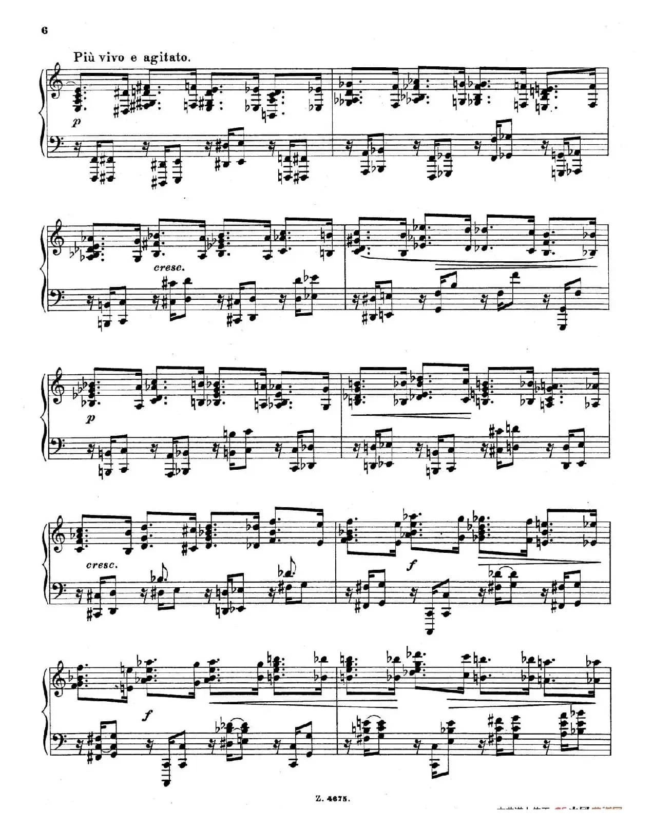 Charakterskizzen Op.40（个性素描 1. 幻影 Vision）