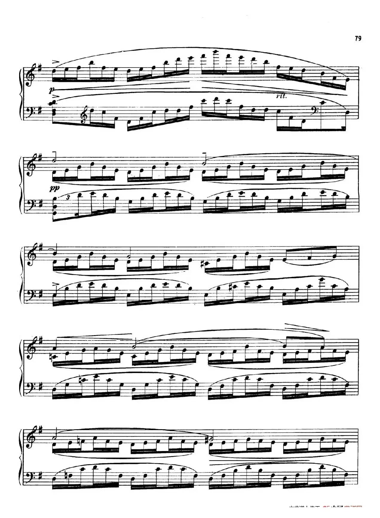 24 Characteristic Pieces Op.36（24首性格小品·15）