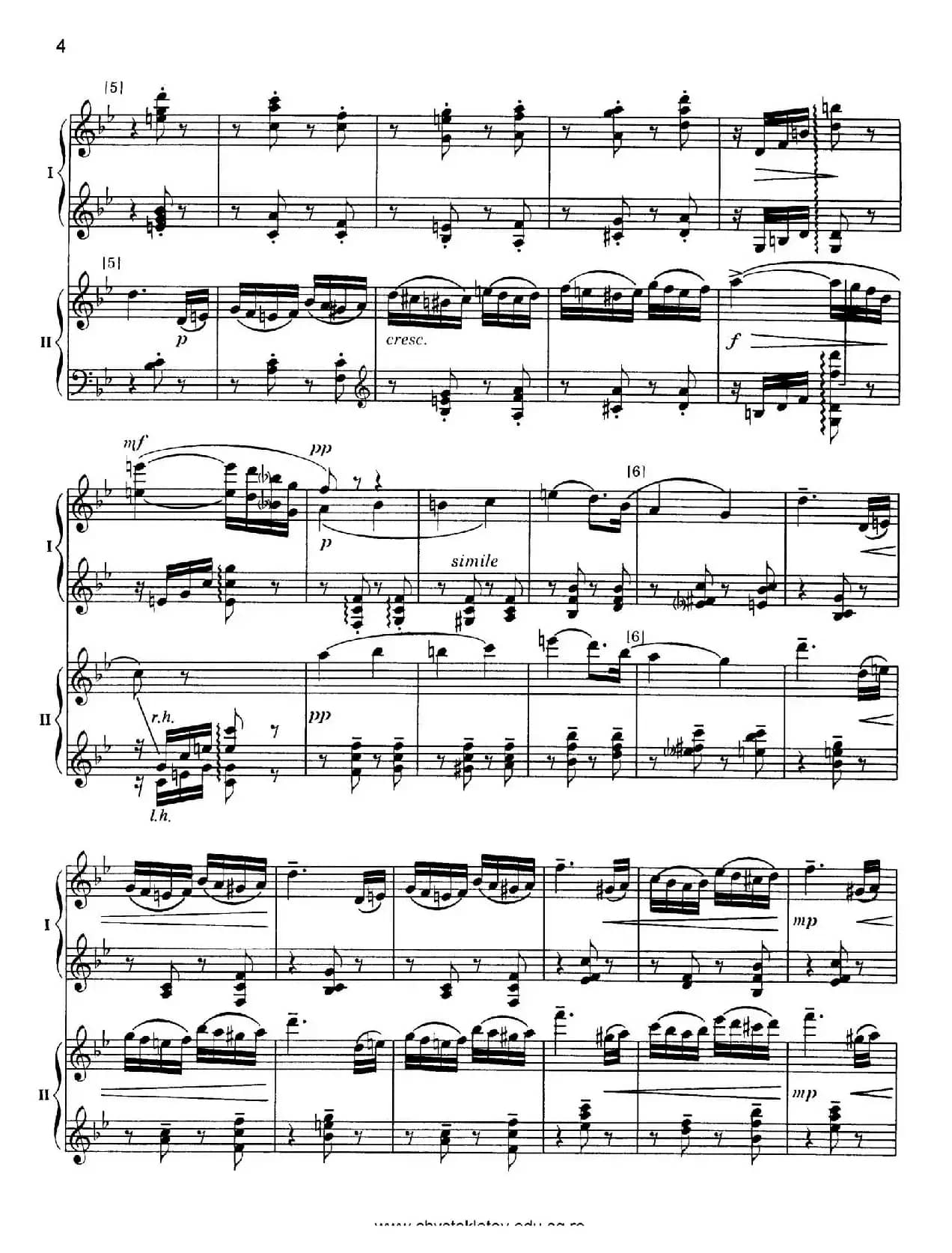 Nutcracker Op.71 芭蕾舞剧《胡桃夹子》（改编双钢琴版·第一部分）