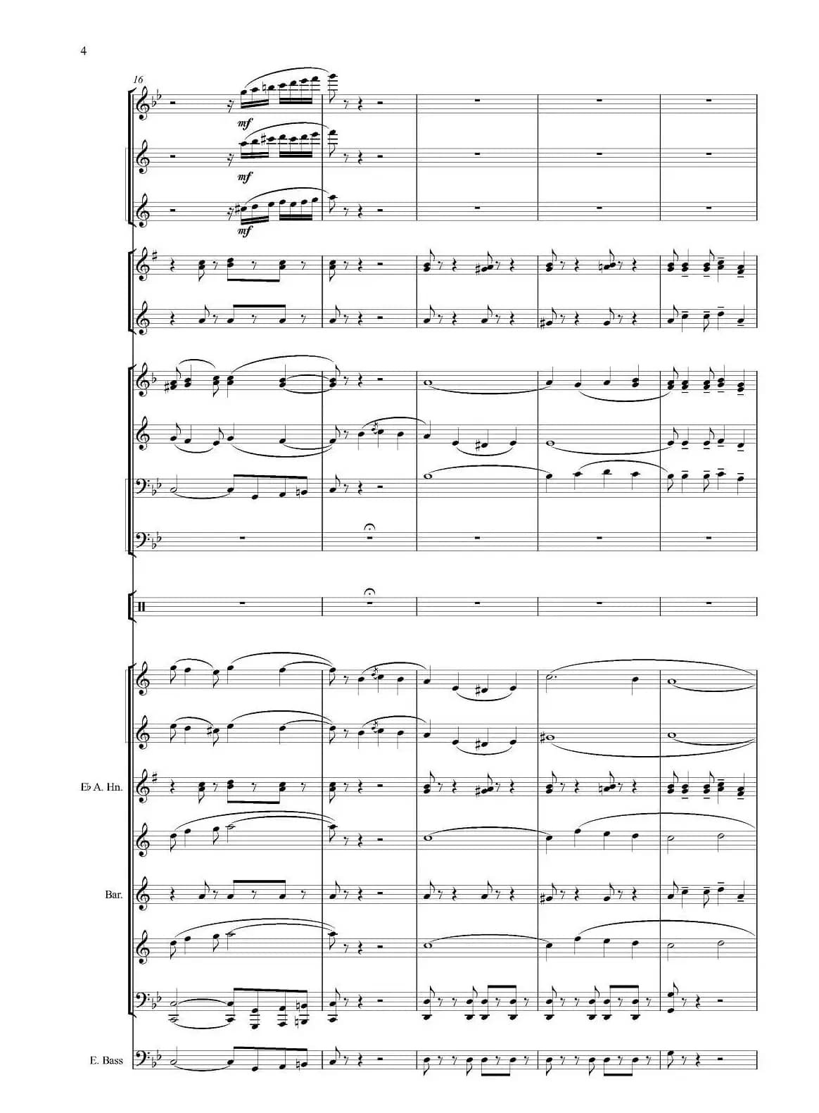 Черные глаза （探戈舞曲）（合奏、俄罗斯原版谱）