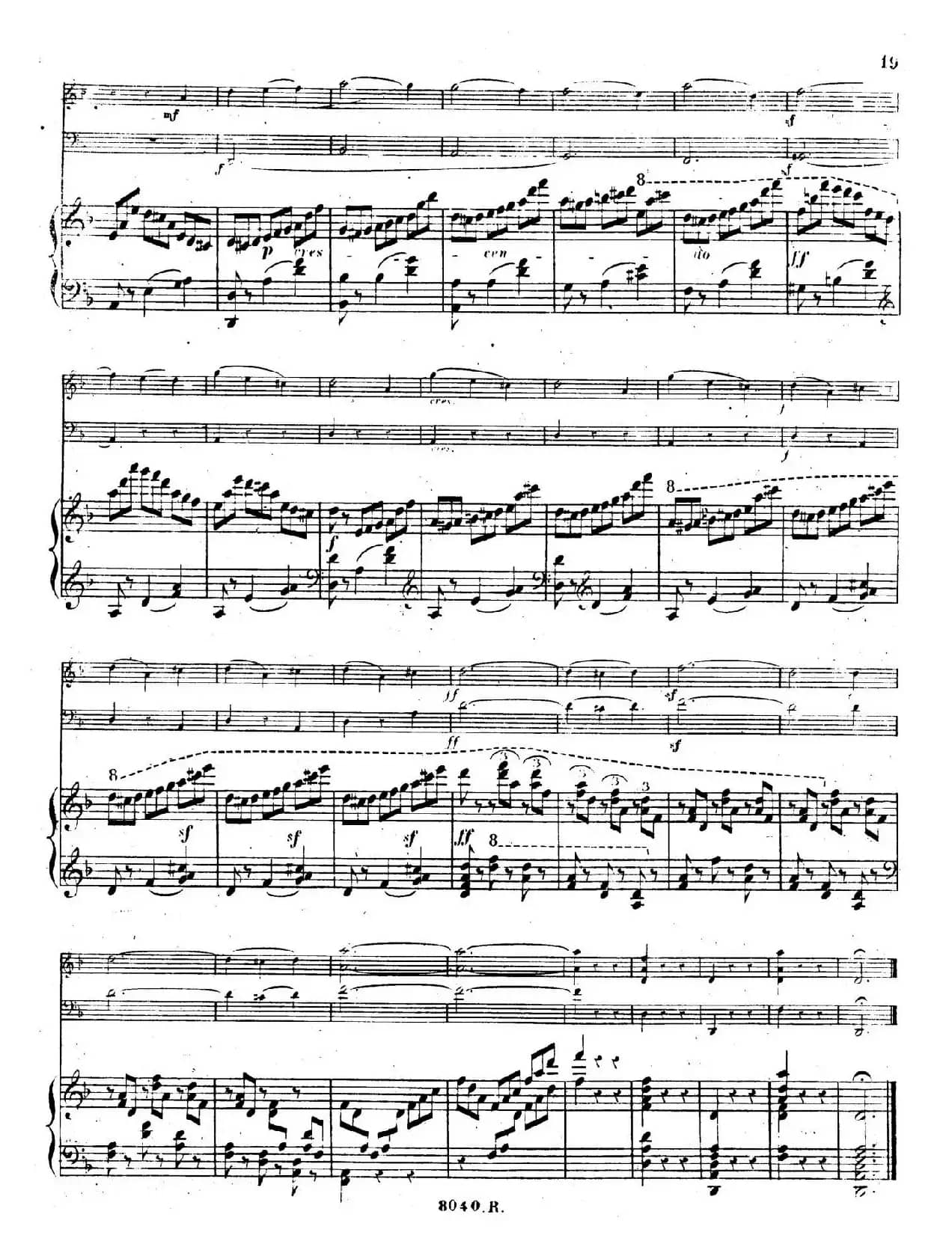 Piano Trio No.1 in d Minor Op.49（d小调第一钢琴三重奏·第一乐章）