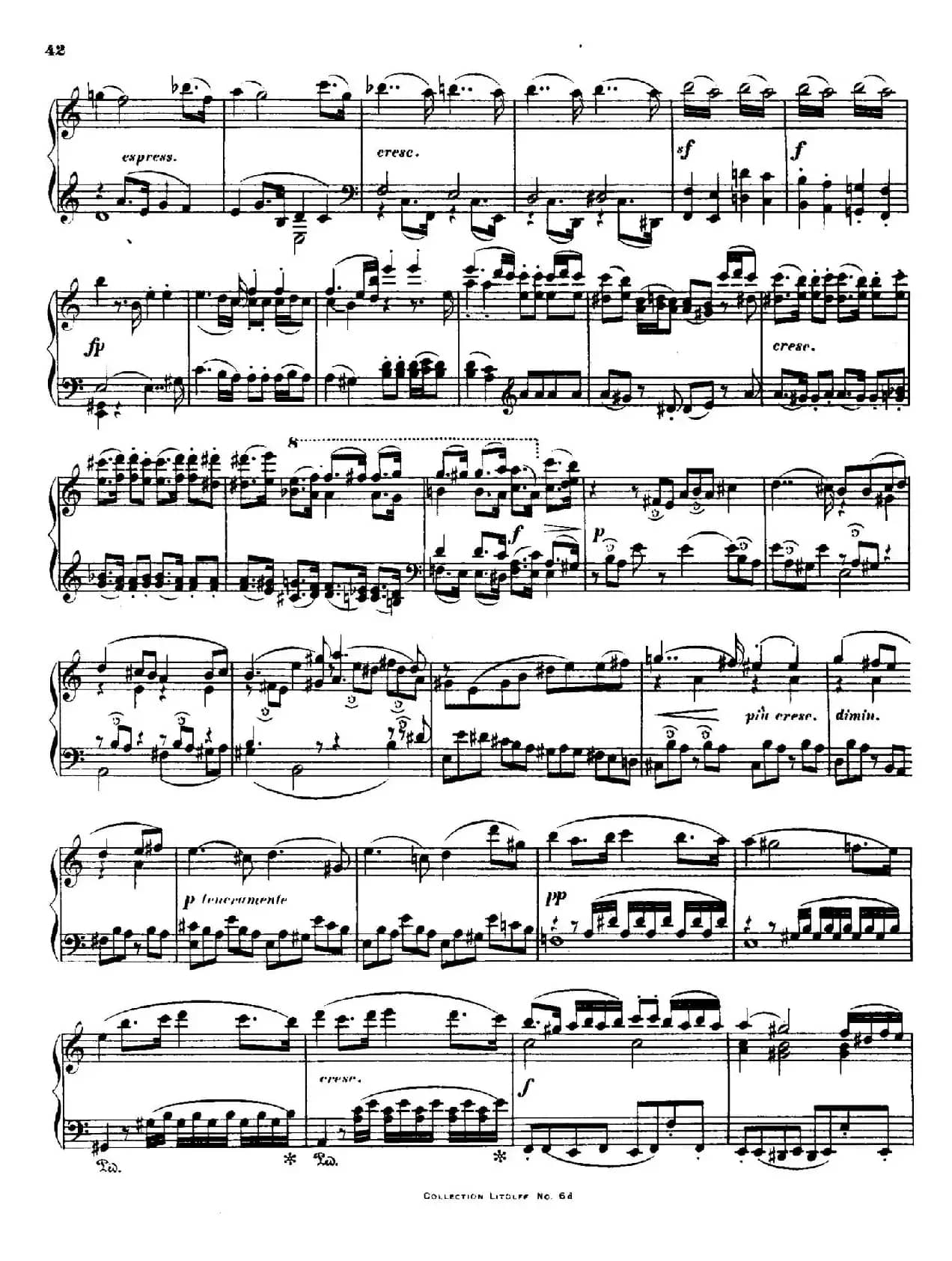 String Quartet No.15 in a Minor Op.132（a小调第十五弦乐四重奏·钢琴独奏版）