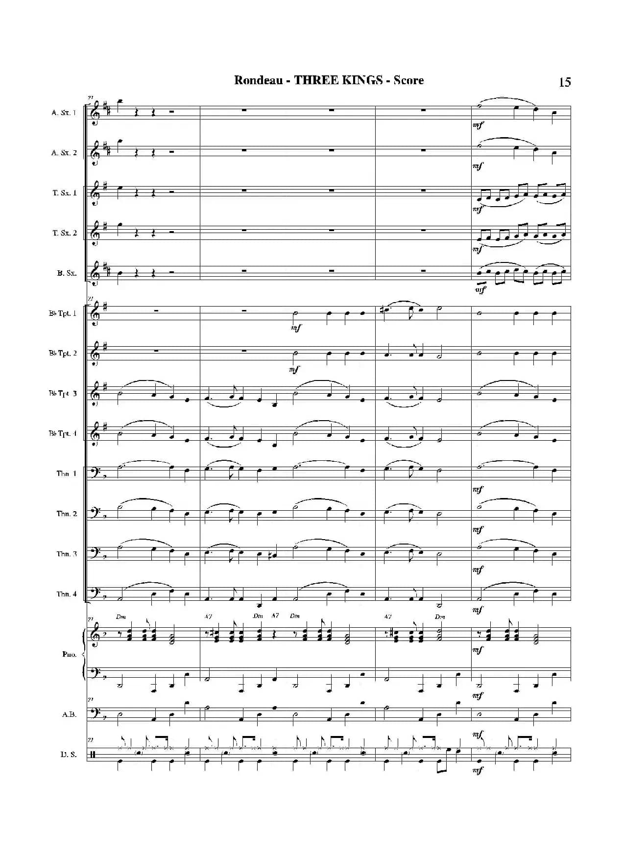 THREE KINGS（总谱）