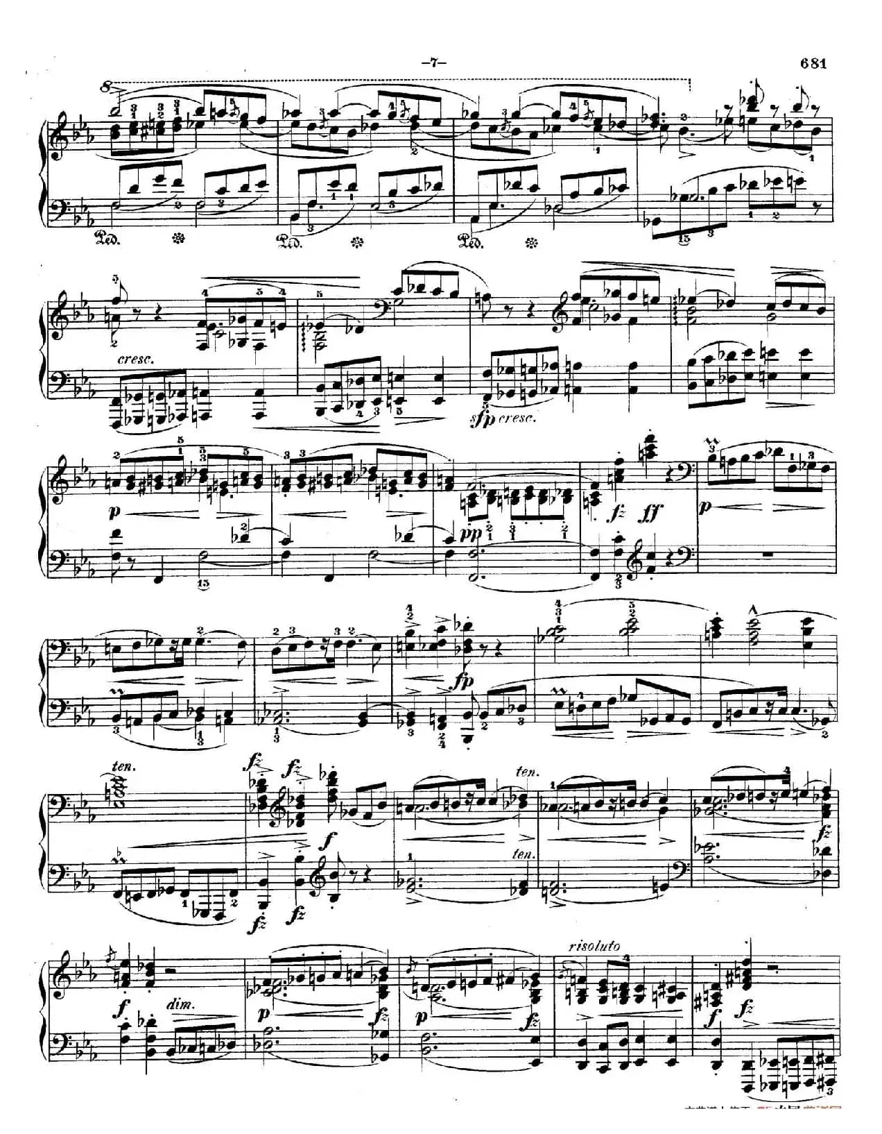 Piano Sonata No.1 in c Minor Op.4 (c小调第一钢琴奏鸣曲)