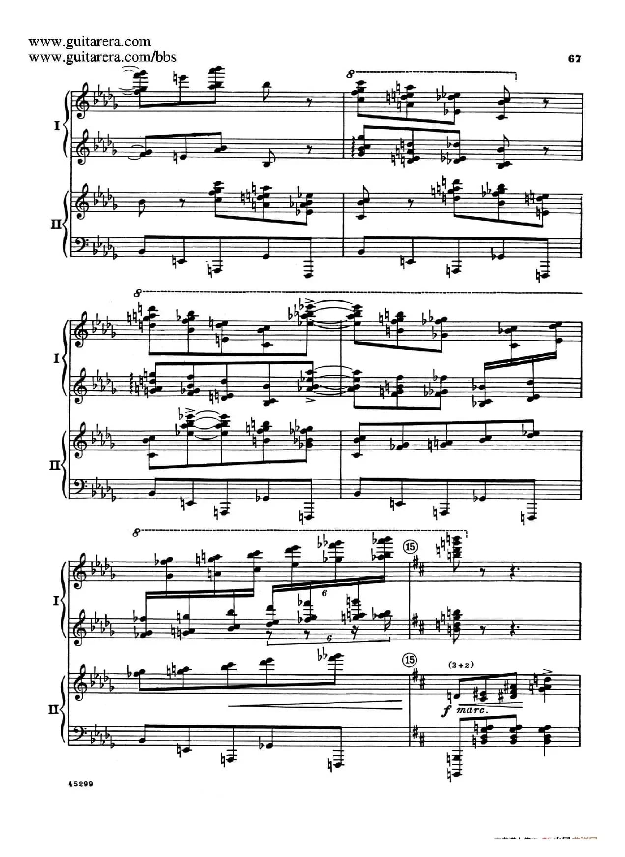 Piano Concerto Op.38（钢琴协奏曲·双钢琴·第三乐章）