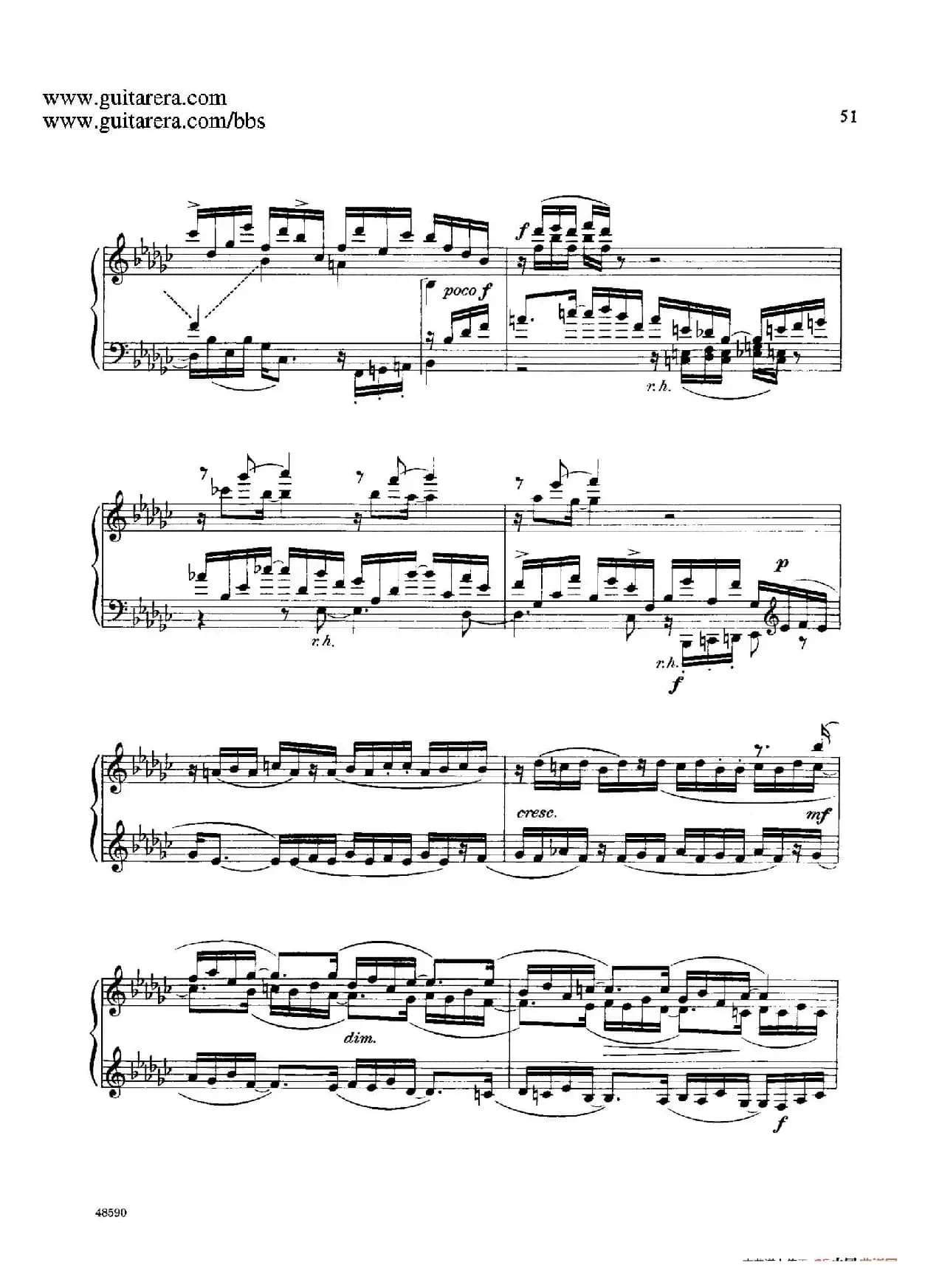 Piano Sonata Op.26（钢琴奏鸣曲·第四乐章）