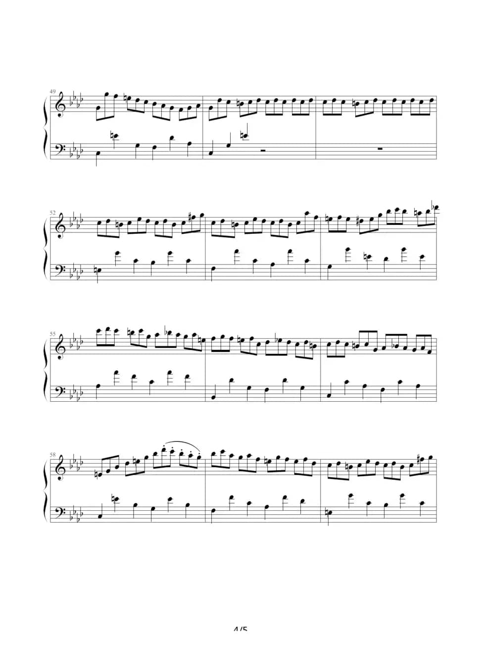 练习曲Op.25 No.2（肖邦曲、欧阳阳制谱版）