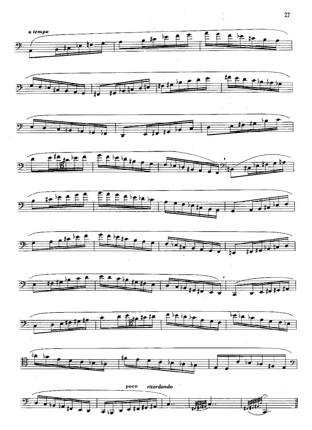 大管高级练习曲 第一部分 每日练习（21—33）