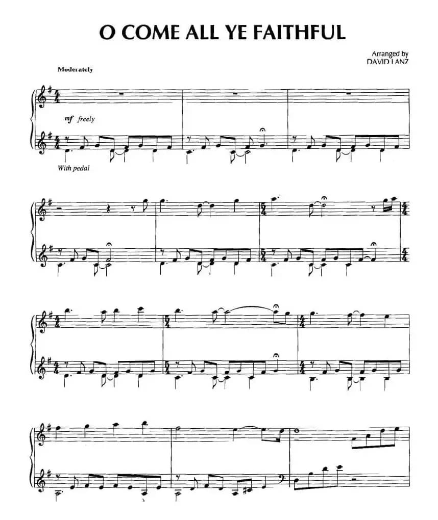 O Come All Ye Faithful