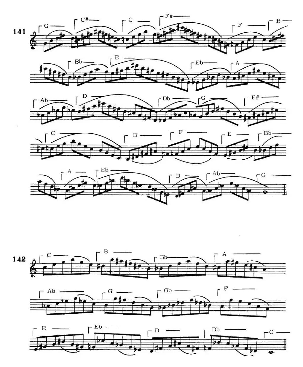 萨克斯演奏教程第四节（四音和弦-移调变奏）