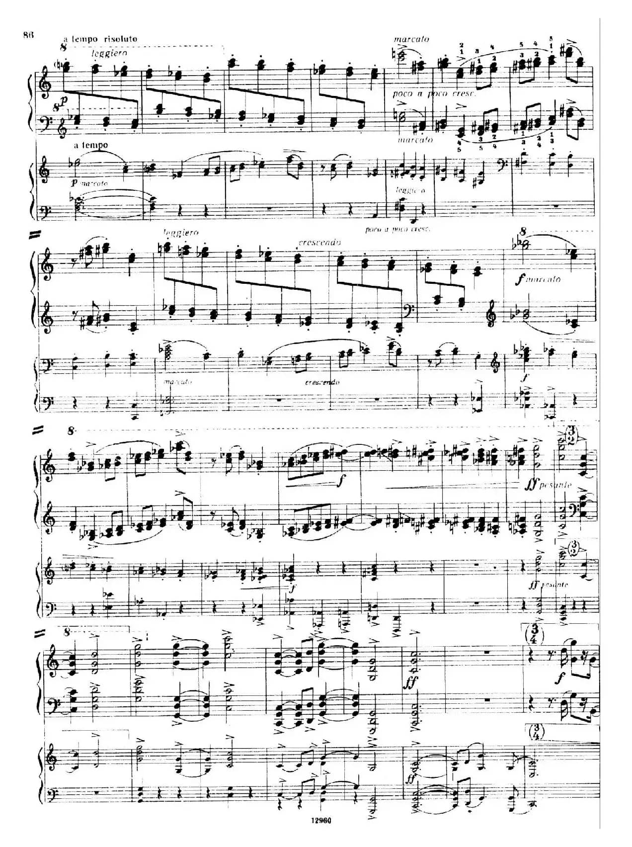 Piano Concerto No.2 in c Minor Op.50（c小调第二钢琴协奏曲·Ⅲ·双钢琴）