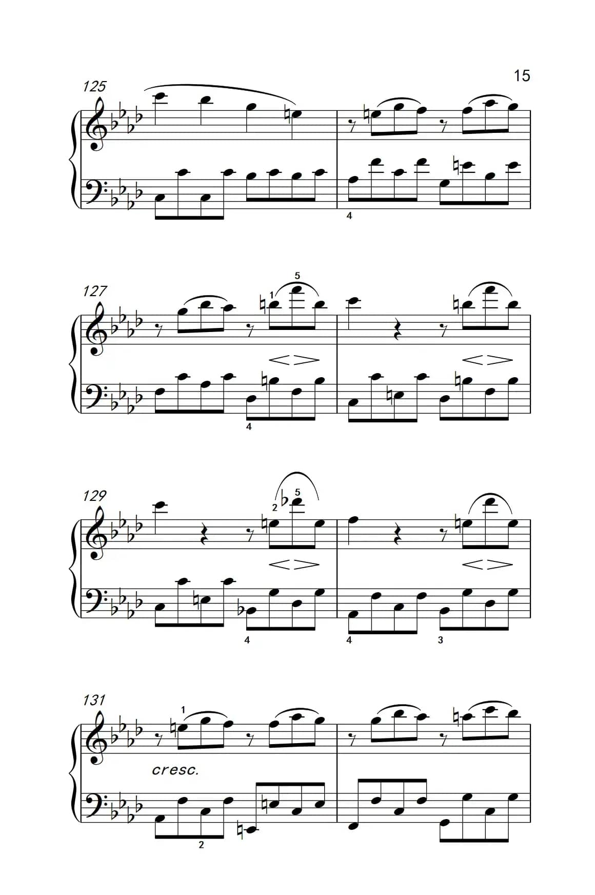 奏鸣曲 Opus 2 Nr.1 第一乐章（贝多芬奏鸣曲集 1）