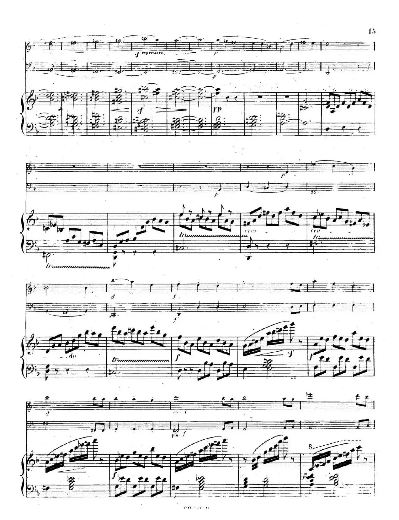 Piano Trio No.1 in d Minor Op.49（d小调第一钢琴三重奏·第一乐章）