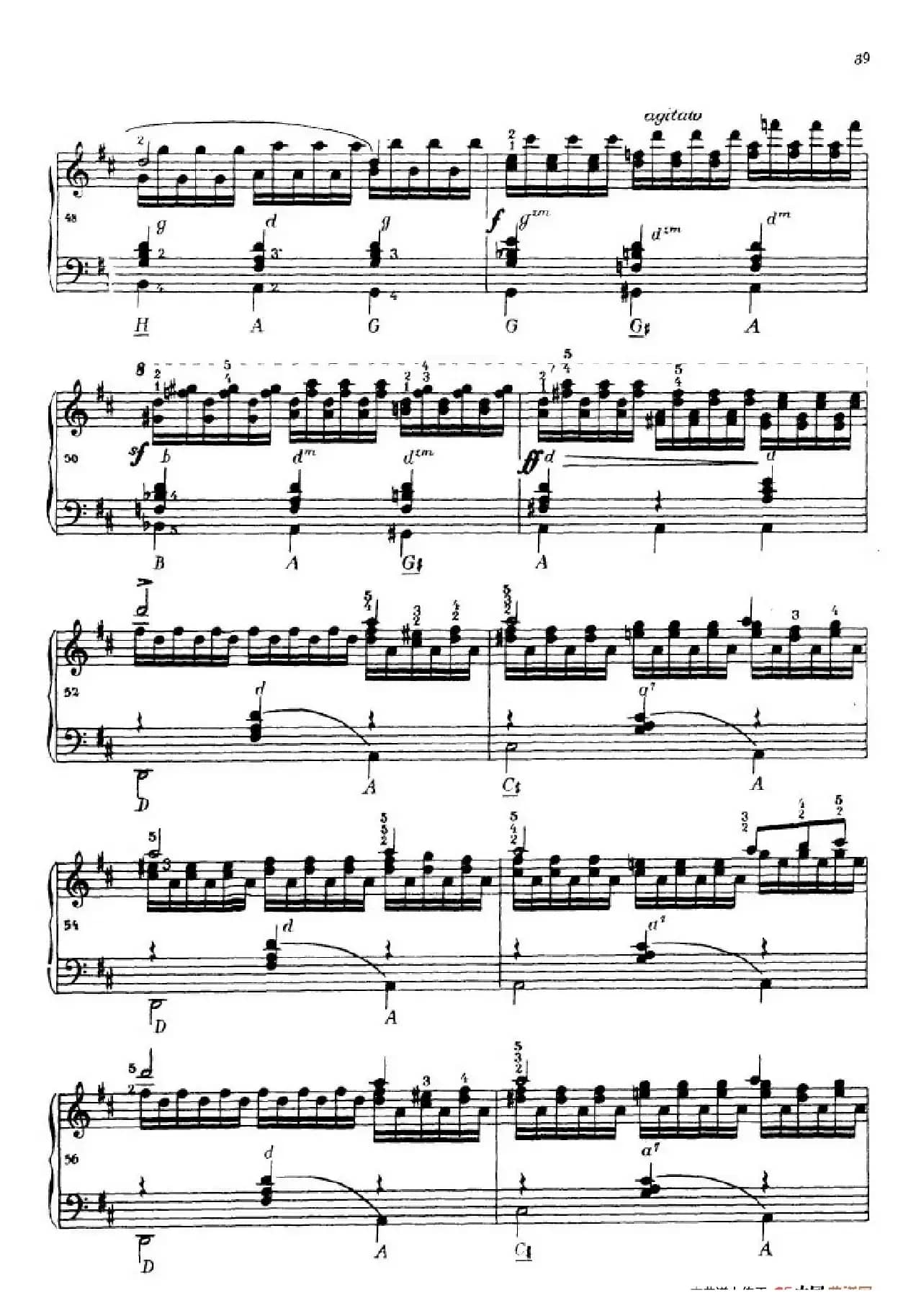 《车尔尼手风琴练习曲集》第Ⅳ册（第16——17首）