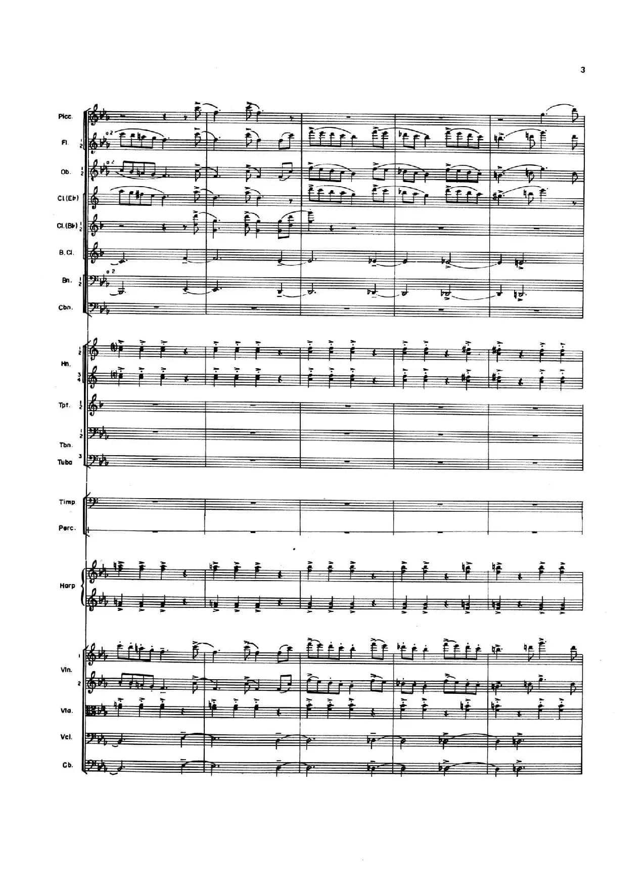 OVERTURE TO CANDIDE（《坎迪德》序曲）（交响乐总谱）