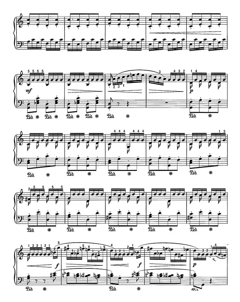 不可不弹的世界钢琴名曲：磨坊