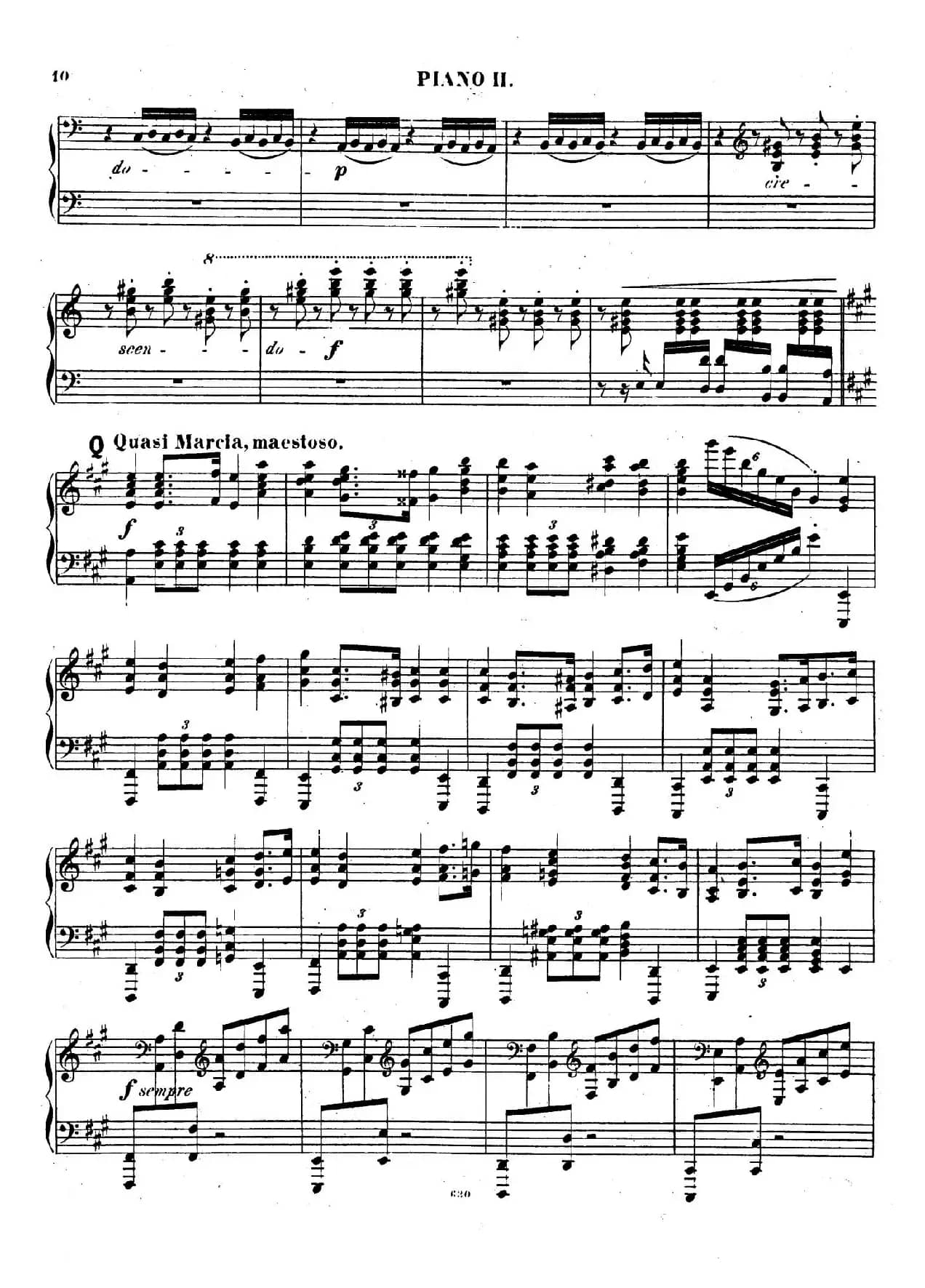 Chaconne for 2 Pianos Op.150（双钢琴第二钢琴）
