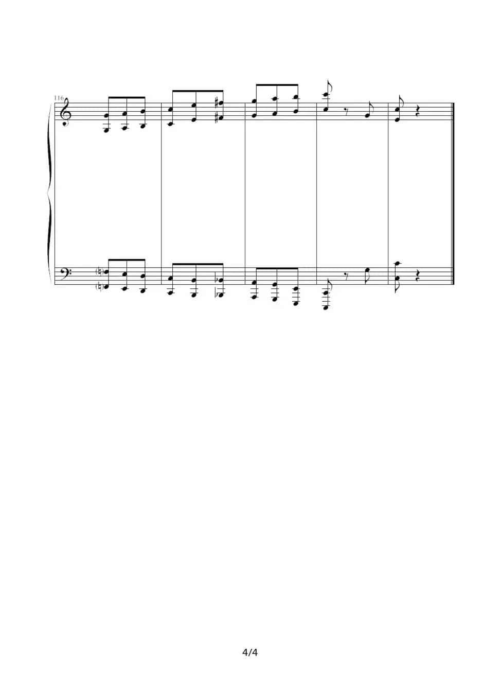 闪烁（练习曲）