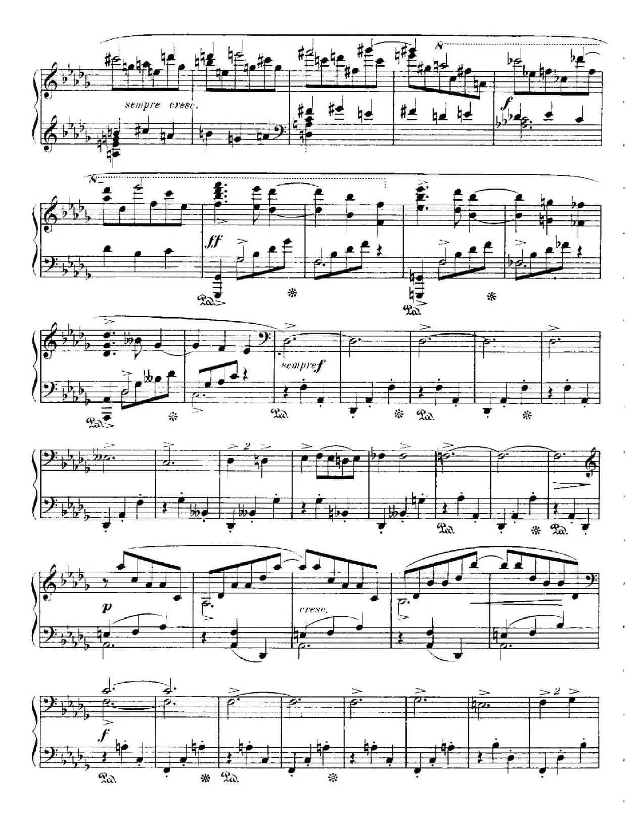 4 Valses Caprice（4首随想圆舞曲）（Op.59 No. 3 in G-flat ​）